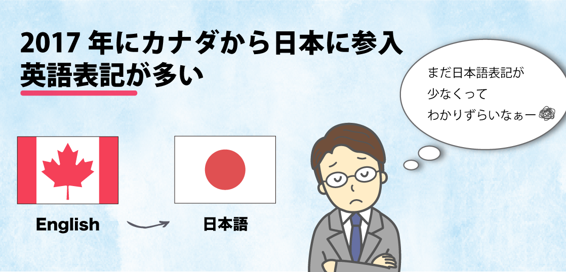 日本語対応が完全でない